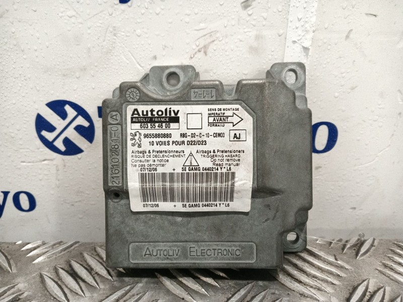 Recambio de centralita airbag para peugeot 407 sw (6e_, 6d_) 2.0 hdi 135 referencia OEM IAM 9655880880 603554600 