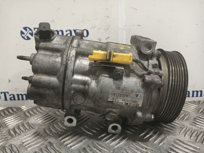 Recambio de compresor aire acondicionado para citroën c4 grand picasso referencia OEM IAM 9651911380 SD7CAB1308 