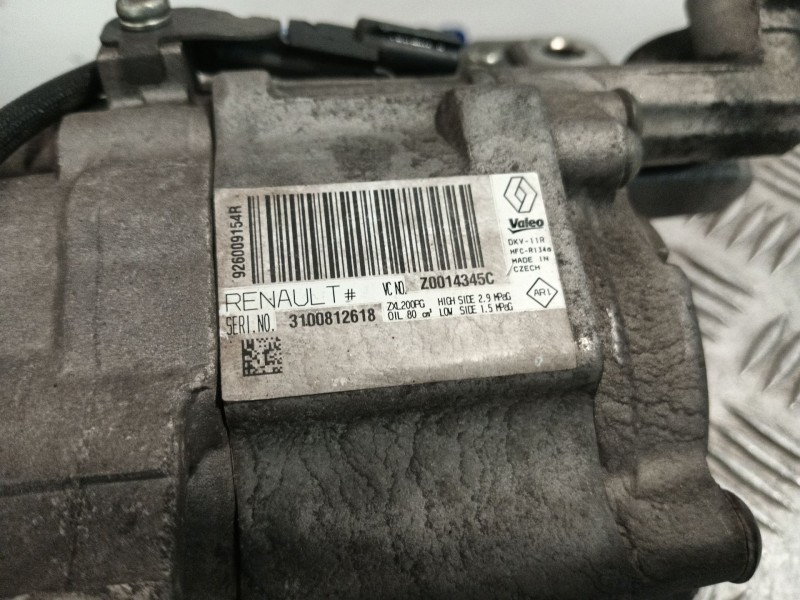 Recambio de compresor aire acondicionado para dacia duster (hs_) 1.5 dci referencia OEM IAM Z0014345C 926009754R 