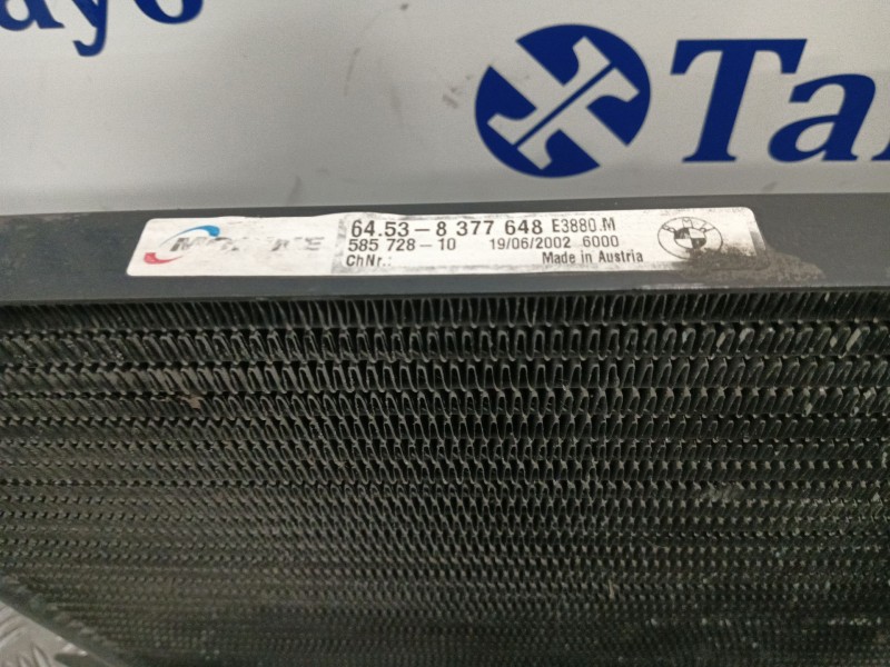 Recambio de condensador / radiador aire acondicionado para bmw serie 3 berlina (e46) referencia OEM IAM 64538377648  