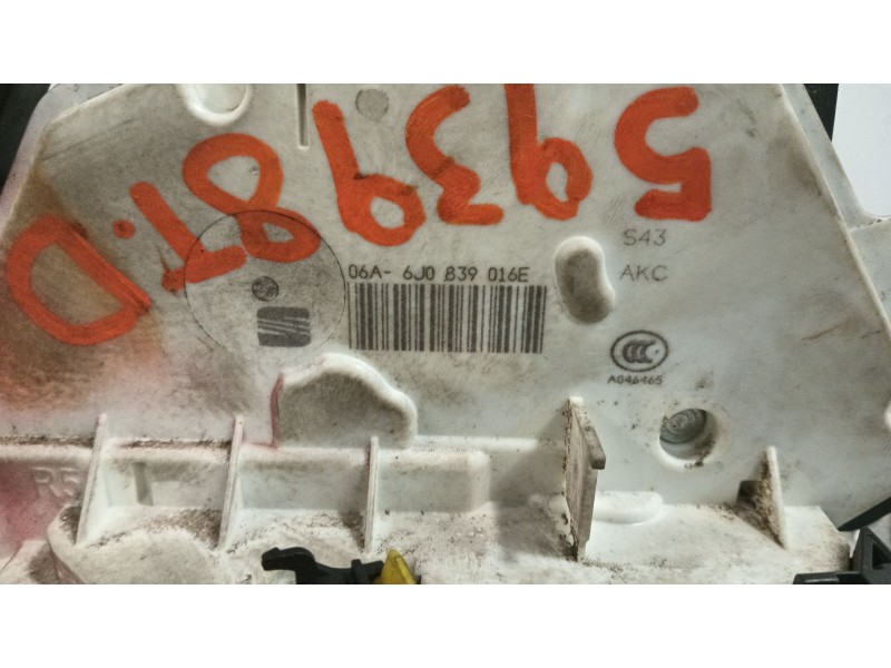 Recambio de cerradura puerta trasera derecha para seat ibiza iv (6j5, 6p1) 1.4 referencia OEM IAM 06A6J0839016E  