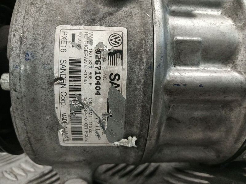 Recambio de compresor aire acondicionado para audi a3 (8l1) 1.9 tdi referencia OEM IAM 1K0820808F  