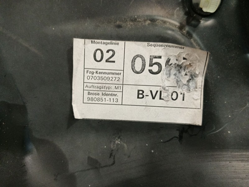 Recambio de elevalunas delantero izquierdo para volkswagen passat variant (3c5) 2.0 tdi referencia OEM IAM 980851113  