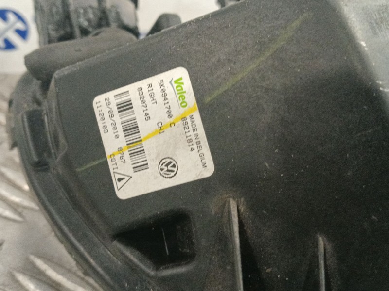 Recambio de faro antiniebla derecho para volkswagen golf vi (5k1) 2.0 gti referencia OEM IAM 5K0941700C  