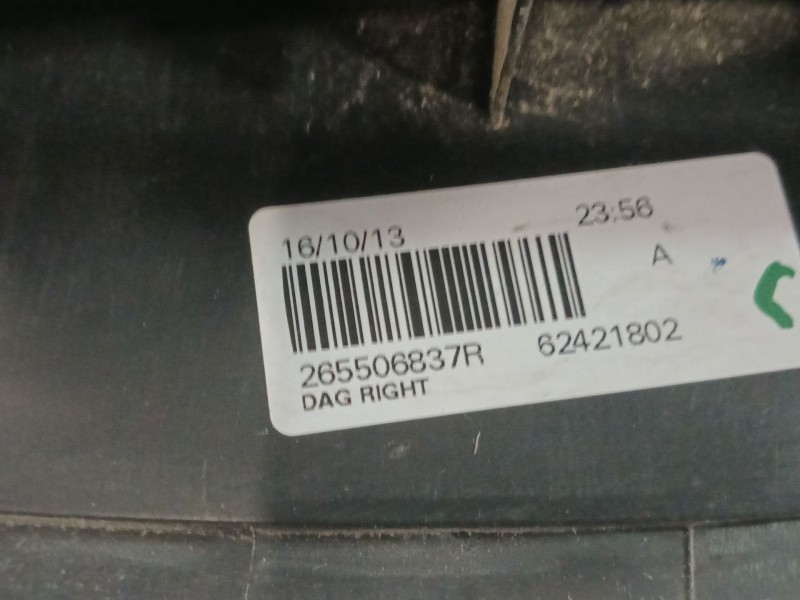 Recambio de piloto trasero derecho para dacia duster (hs_) 1.5 dci referencia OEM IAM 265506837R  