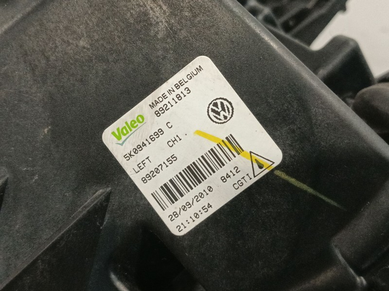 Recambio de faro antiniebla izquierdo para volkswagen golf vi (5k1) 2.0 gti referencia OEM IAM 5K0941699C  