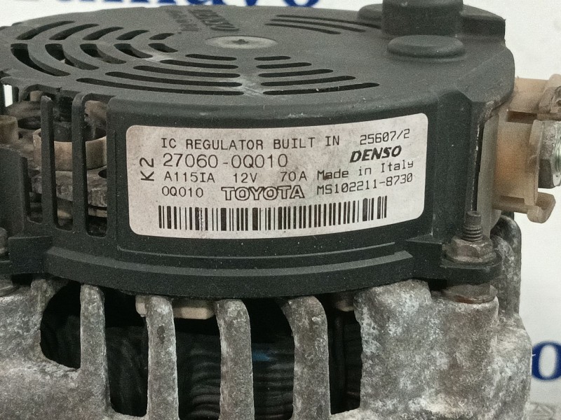 Recambio de alternador para peugeot 107 1.0 cat (384f) referencia OEM IAM 270600Q010  