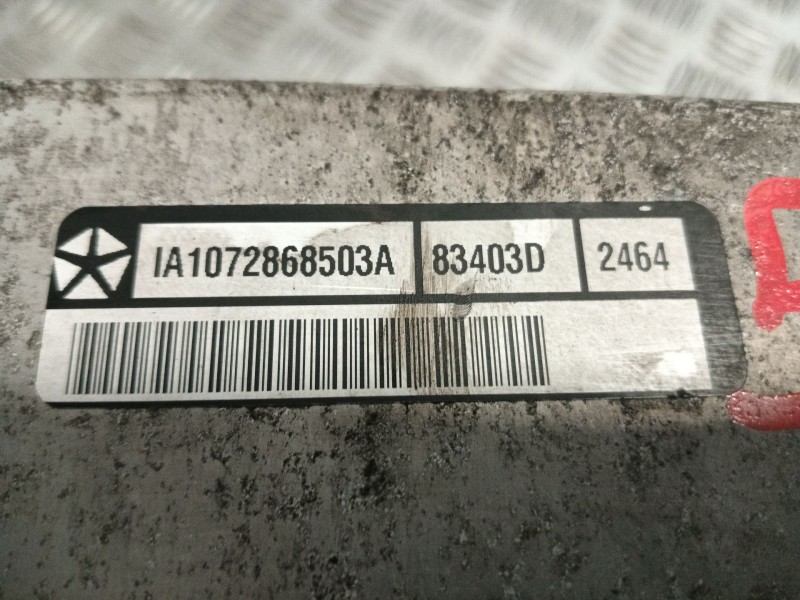 Recambio de intercooler para chrysler voyager (rg) referencia OEM IAM IA1072868503A 83403D 