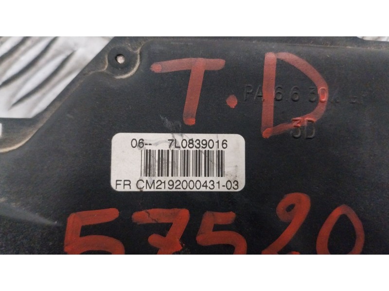Recambio de cerradura puerta trasera derecha para seat altea xl (5p5) 2.0 tdi referencia OEM IAM 7L0839016  