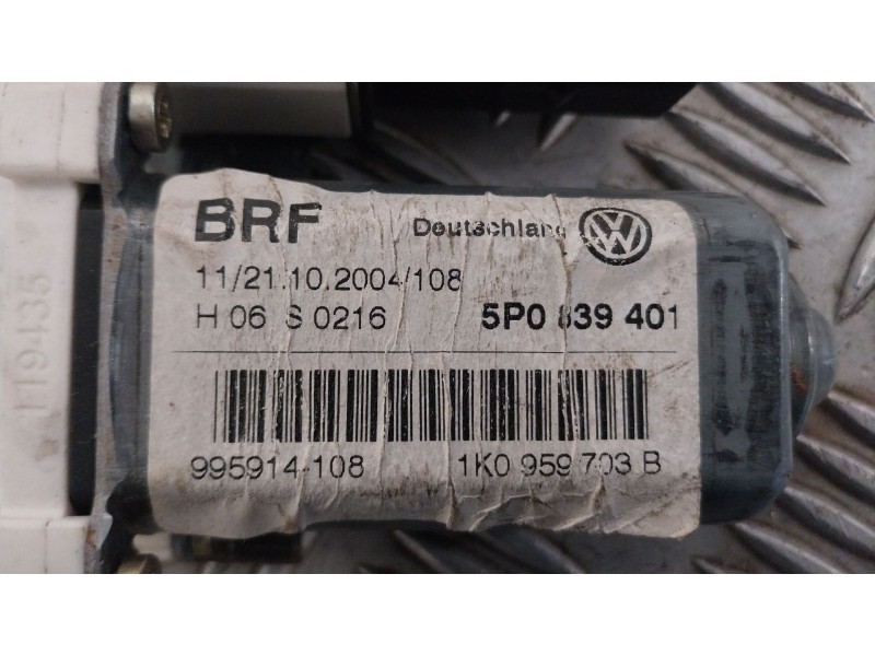 Recambio de motor elevalunas trasero izquierdo para seat altea xl (5p5) 2.0 tdi referencia OEM IAM 1K0959703B  
