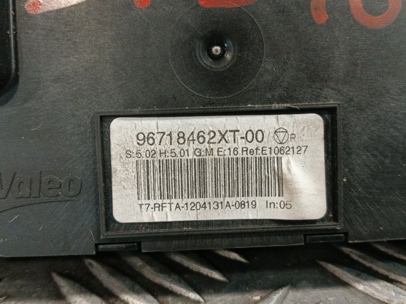 Recambio de mando climatizador para peugeot 308 referencia OEM IAM 96718462XT E1062127 