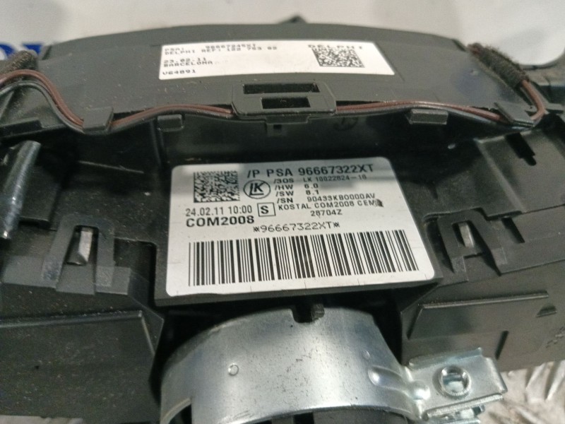 Recambio de mando multifuncion para peugeot 3008 i monospace (0u_) 1.6 hdi referencia OEM IAM 96667322XT 96667245XT 