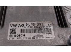 Recambio de centralita motor uce para seat toledo iv (kg3) 1.6 tdi referencia OEM IAM 04L907309 0281019175  2