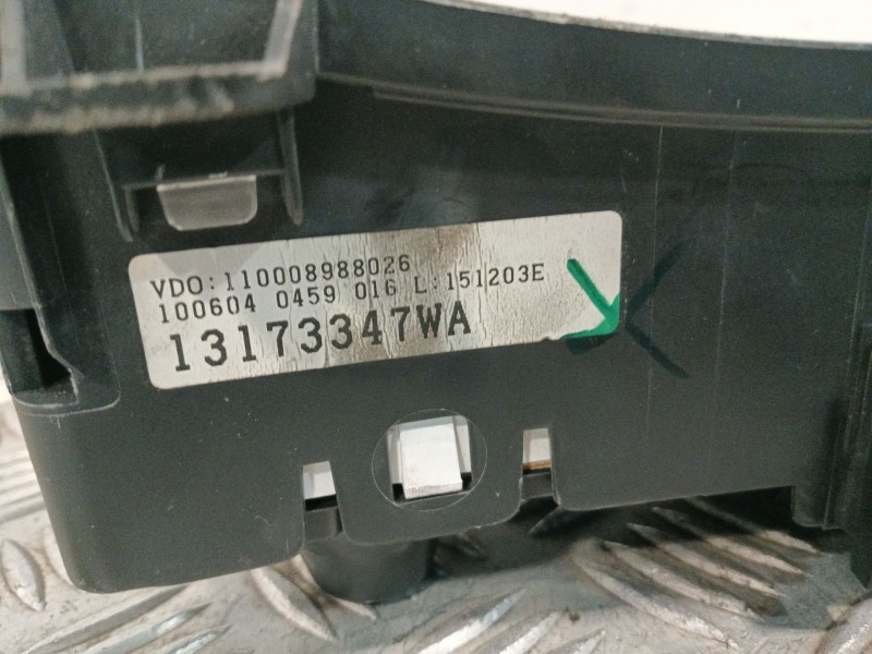 Recambio de cuadro instrumentos para opel combo furgoneta/monovolumen 1.3 cdti 16v referencia OEM IAM 13173347WA 110008988026 87