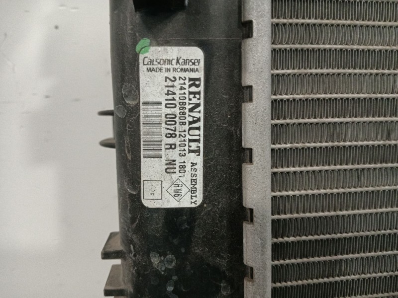 Recambio de radiador agua para dacia duster (hs_) 1.5 dci referencia OEM IAM 214100078R  