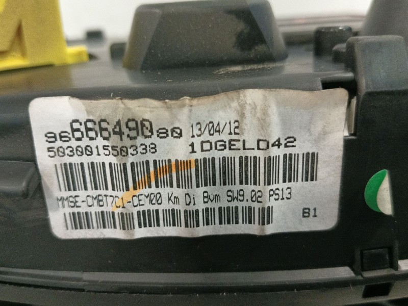 Recambio de cuadro instrumentos para peugeot 308 referencia OEM IAM 96666490 5550015540 