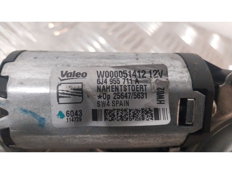 Recambio de motor limpia trasero para seat ibiza (6j5) 1.2 tsi referencia OEM IAM 6J4955711A  