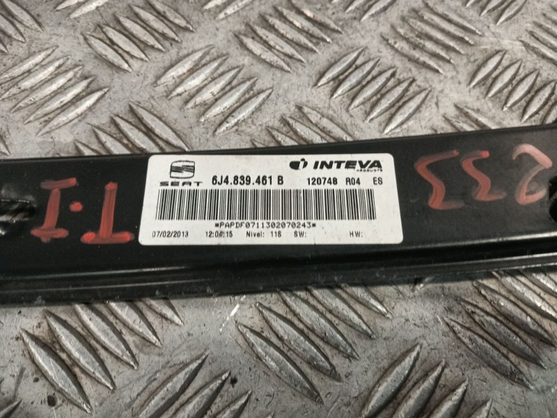 Recambio de elevalunas trasero izquierdo para seat ibiza (6j5) 1.2 tsi referencia OEM IAM 6J4839461  