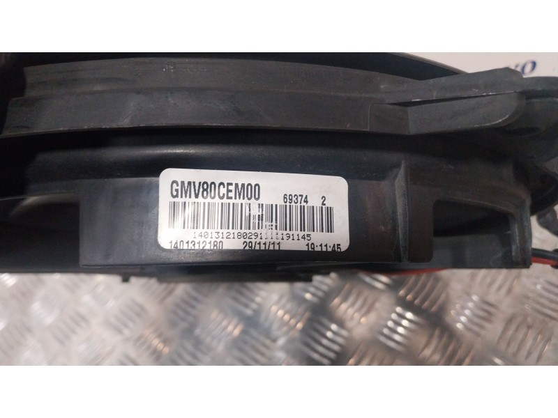 Recambio de electroventilador para fiat punto berlina (188) 1.3 jtd cat referencia OEM IAM GMV80CEM00 1401312180 