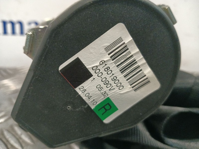 Recambio de cinturon seguridad trasero derecho para volkswagen golf vi (5k1) 2.0 gti referencia OEM IAM 1K6857806AA 618019000 