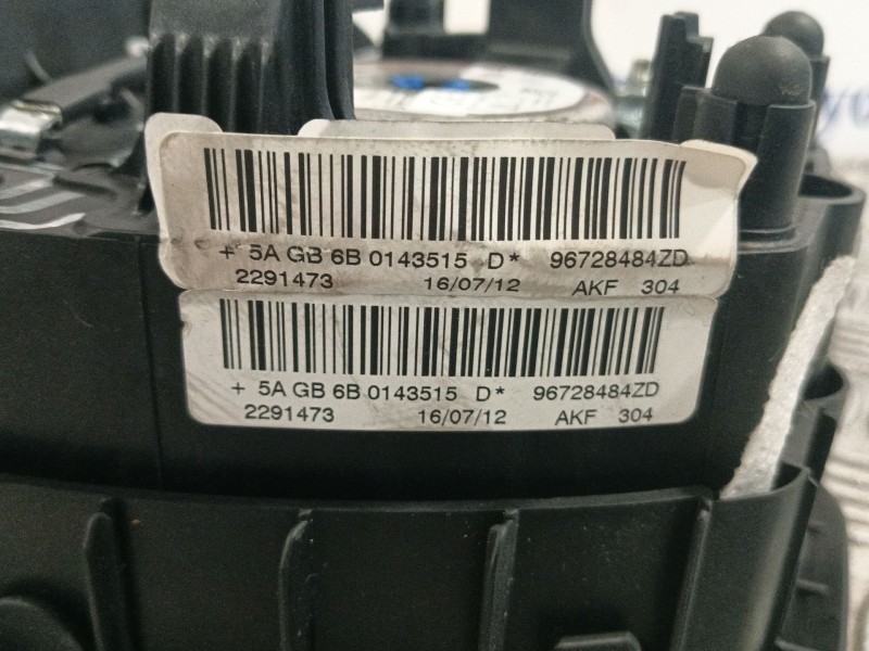 Recambio de airbag delantero izquierdo para peugeot 208 i (ca_, cc_) 1.6 referencia OEM IAM 96728484ZD  