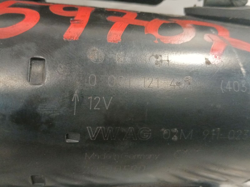 Recambio de motor arranque para volkswagen golf vi (5k1) 2.0 gti referencia OEM IAM 02M911023G 0001121402 