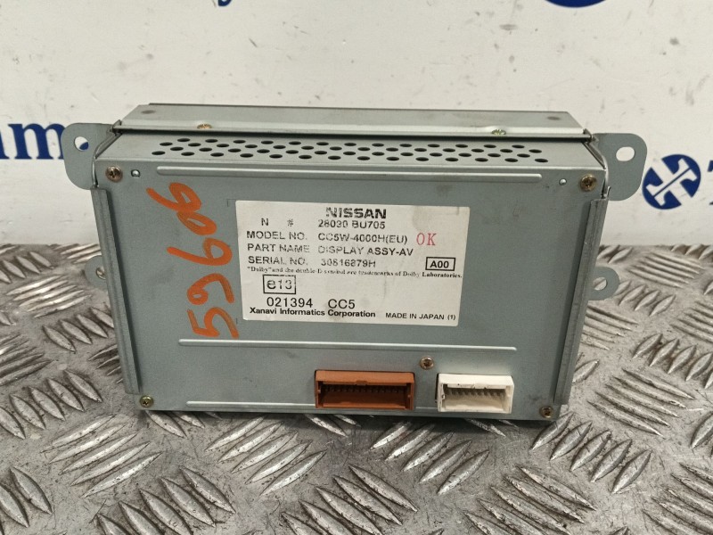 Recambio de pantalla multifuncion para nissan almera tino (v10) 2.2 dci referencia OEM IAM 28090BU705  