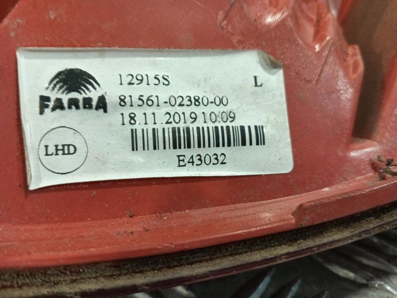 Recambio de piloto trasero izquierdo para toyota auris (_e15_) 1.6 (zre151_) referencia OEM IAM 815610238000 12915S 