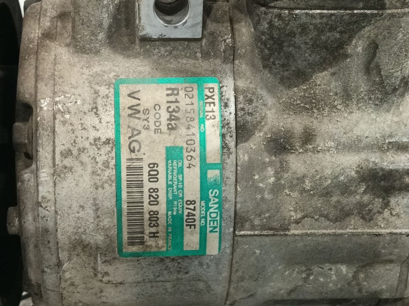 Recambio de compresor aire acondicionado para seat ibiza iii (6l1) 1.9 sdi referencia OEM IAM 6Q0820803H PXE138740F 