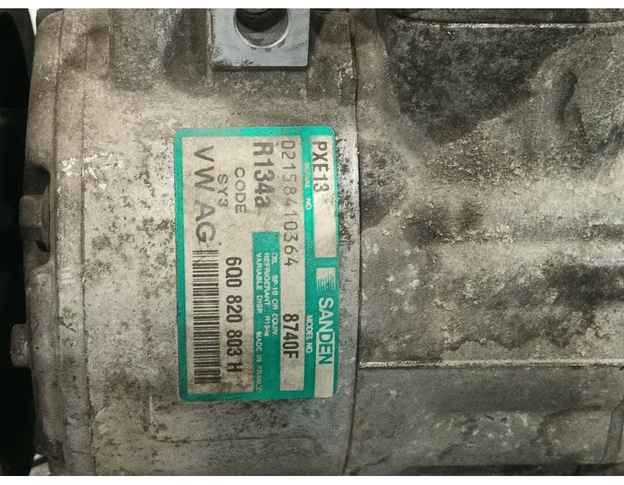 Recambio de compresor aire acondicionado para seat ibiza iii (6l1) 1.9 sdi referencia OEM IAM 6Q0820803H PXE138740F 