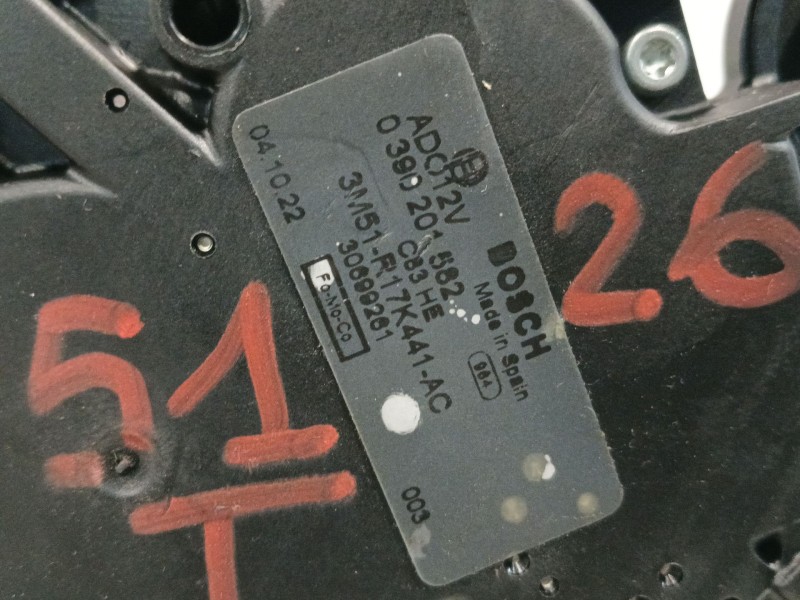 Recambio de motor limpia trasero para volvo v50 familiar 2.0 d momentum referencia OEM IAM 039020158  