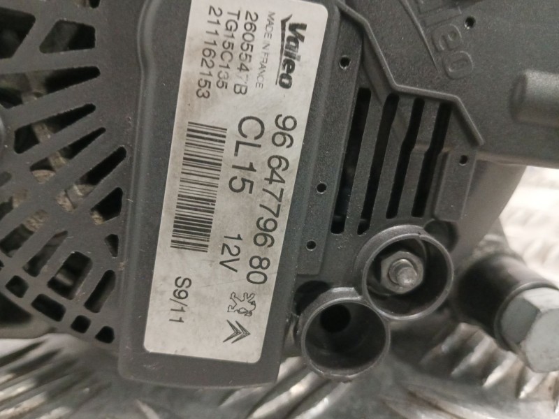 Recambio de alternador para peugeot 3008 i monospace (0u_) 1.6 hdi referencia OEM IAM 9664779680 2605547B 