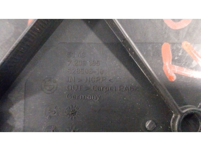 Recambio de guarnecido porton trasero para bmw 5 touring (f11) 520 d referencia OEM IAM 7209185  