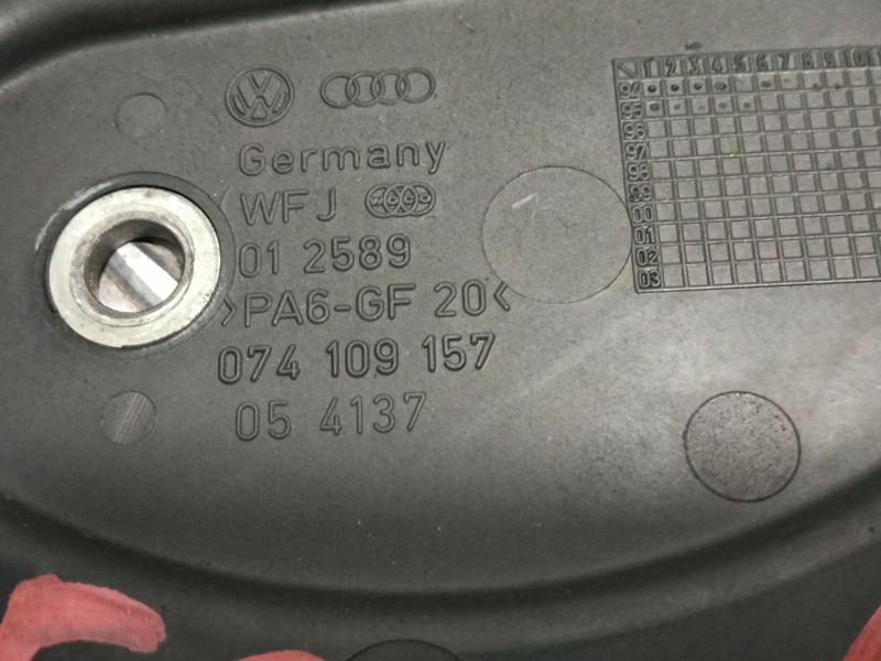 Recambio de tapa distribucion para volkswagen t4 transporter/furgoneta (mod. 1991) referencia OEM IAM 074109157  