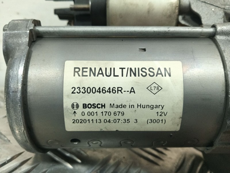 Recambio de motor arranque para dacia sandero referencia OEM IAM 233004646RA 0001170679 