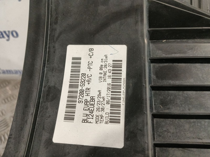 Recambio de calefaccion entera normal para hyundai h350 furgoneta 2.5 crdi referencia OEM IAM 9720059220  