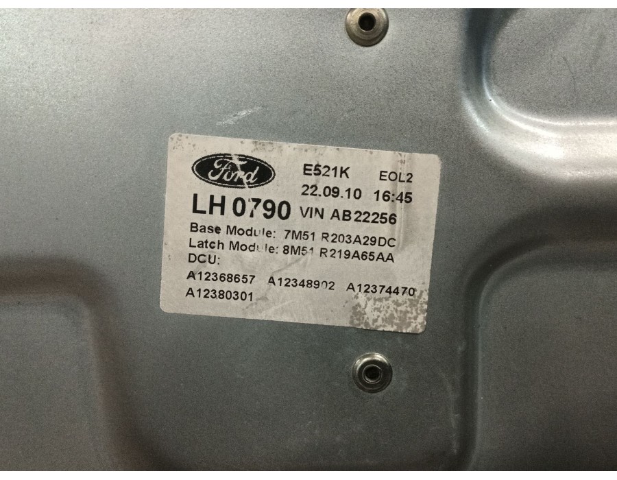 Recambio de elevalunas delantero izquierdo para ford kuga i 2.0 tdci referencia OEM IAM 7M51R045H17A LH965075101 5WK11582H