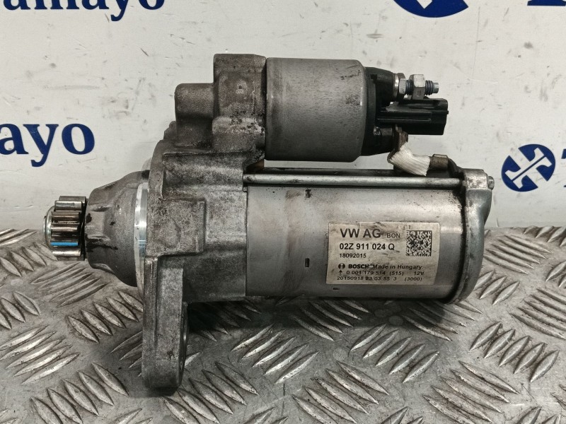Recambio de motor arranque para seat leon (5f1) 1.4 tsi referencia OEM IAM 02Z911024Q  