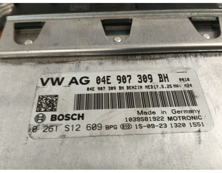Recambio de centralita motor uce para seat leon (5f1) 1.4 tsi referencia OEM IAM 04E907309BH 0261S12609 1039S81922