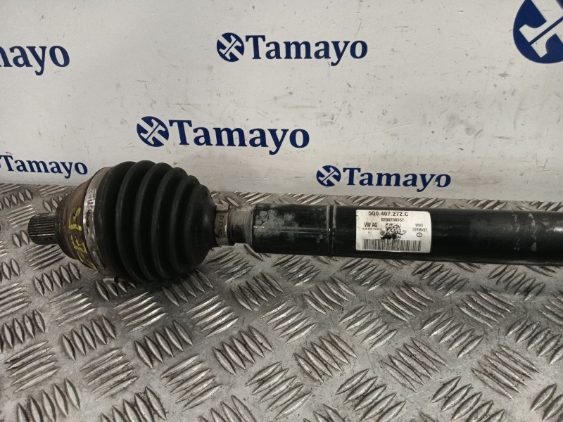 Recambio de transmision delantera derecha para seat leon (5f1) 1.4 tsi referencia OEM IAM 5Q0407272C  