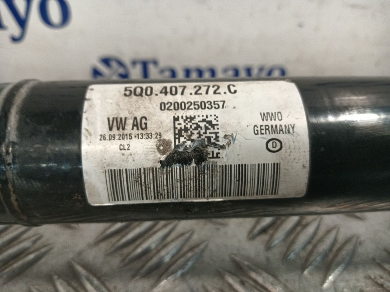 Recambio de transmision delantera derecha para seat leon (5f1) 1.4 tsi referencia OEM IAM 5Q0407272C  