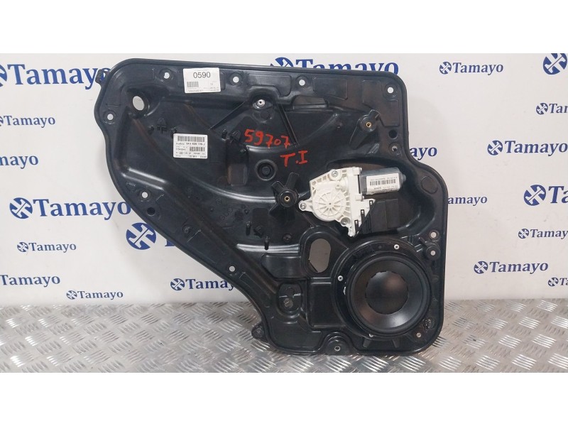 Recambio de elevalunas trasero izquierdo para volkswagen golf vi (5k1) 2.0 gti referencia OEM IAM 5K4839461  