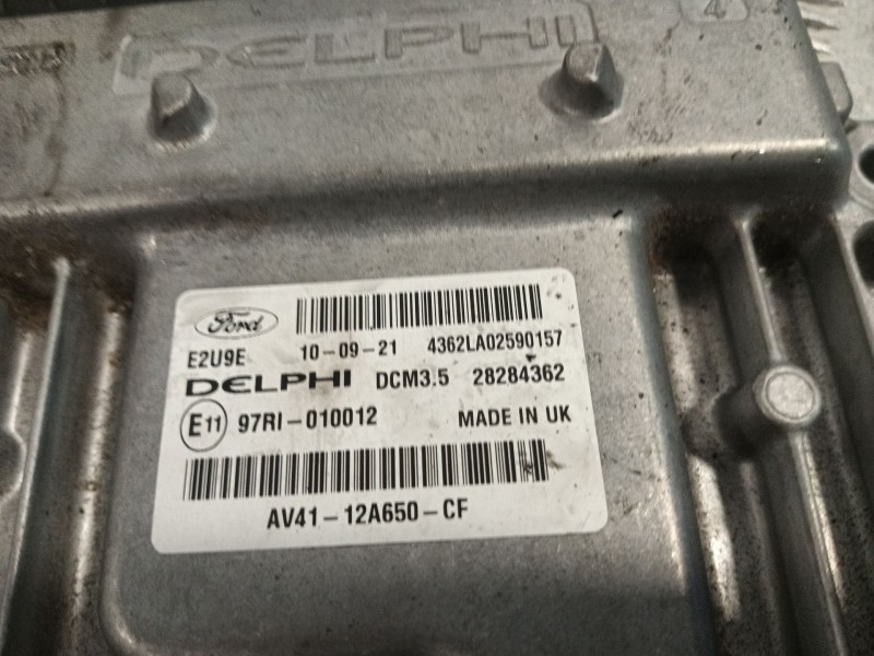 Recambio de centralita motor uce para ford kuga i 2.0 tdci referencia OEM IAM AV4112A650CF 97RI010012 