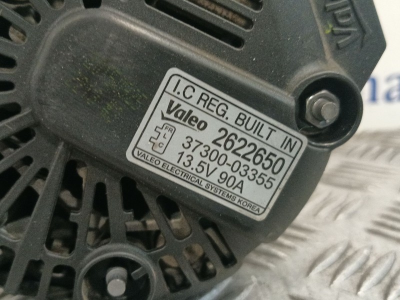 Recambio de alternador para hyundai i20 ii (gb, ib) 1.2 referencia OEM IAM 3730003355 2622650 