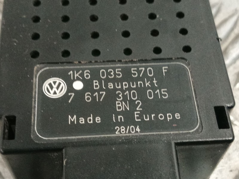 Recambio de amplificador de antena para volkswagen golf v (1k1) 2.0 tdi referencia OEM IAM 1K6035570F 7617310015 