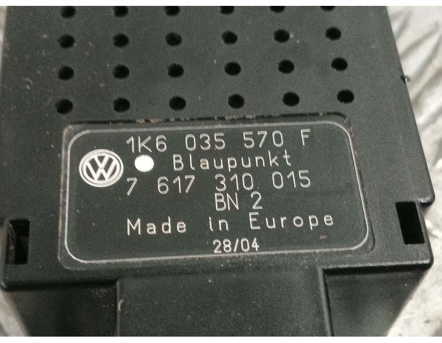 Recambio de amplificador de antena para volkswagen golf v (1k1) 2.0 tdi referencia OEM IAM 1K6035570F 7617310015 