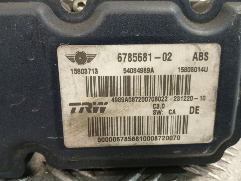 Recambio de abs para mini mini clubman (r55) cooper referencia OEM IAM 678568102 54084989A 15803014U