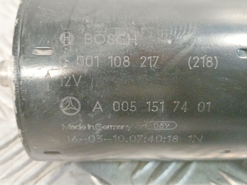 Recambio de motor arranque para mercedes-benz clase a (w169) referencia OEM IAM A0051517401 0001108217 