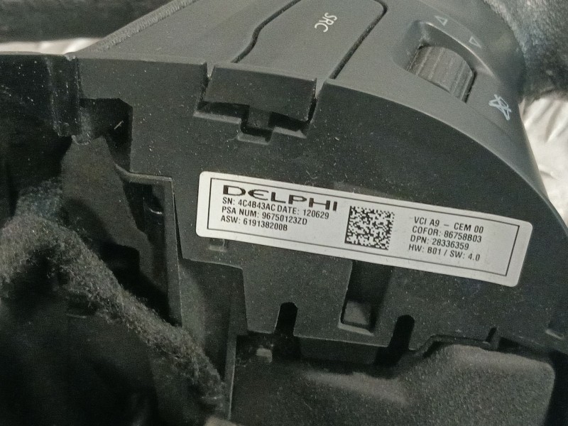 Recambio de volante para peugeot 208 i (ca_, cc_) 1.6 referencia OEM IAM 96750123ZD 619138200B 86758B03