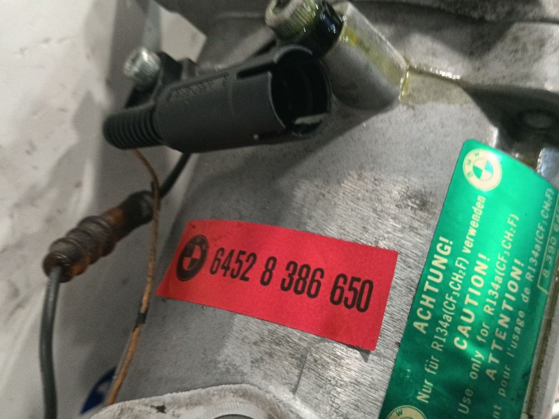 Recambio de compresor aire acondicionado para bmw 3 (e46) 320 d referencia OEM IAM 64528386650 SS120DL1 8390646